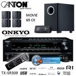 Onkyo TX-SR309 5.1-Kanal AV-Heimkinoreceiver + Lautsprecher für 379 EUR