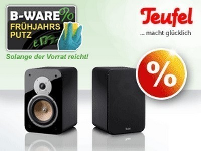 Teufel B-Waren-Ausverkauf: Top-Lautsprecher zu günstigen Preisen