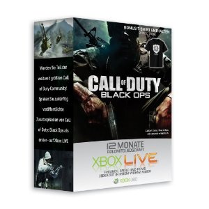 Xbox Live - 12 Monate Goldmitgliedschaft + CoD Black Ops T-Shirt für 39 EUR