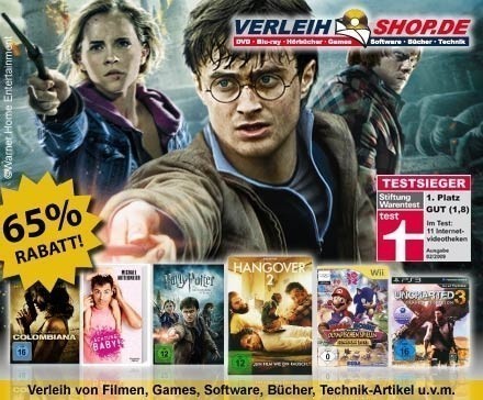 DailyDeal DVDs und Blu-rays von Verleihshop.de