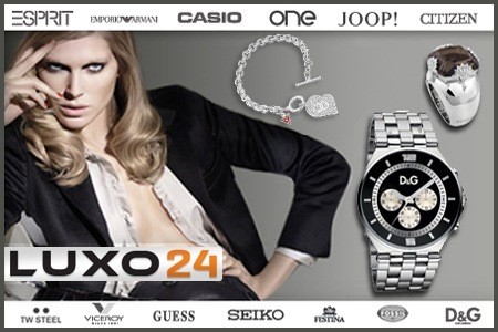 15 statt 50 EUR für Uhren und Schmuck bei Luxo24.de