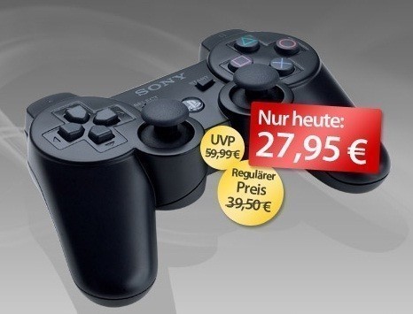 PS3-DualShock3 Wireless-Controller für 33 EUR bei MeinPaket