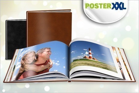 Groupon: Leder Fotobuch von posterXXL für 9 statt 31 EUR